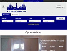 Tablet Screenshot of cidadeimoveissp.com.br